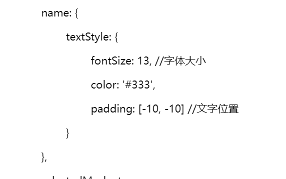 echarts文字居中、旋转、调整位置