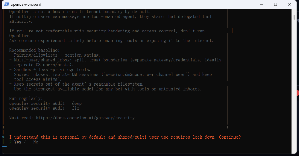 openClaw -继上篇安装失败问题处理完成后的后续